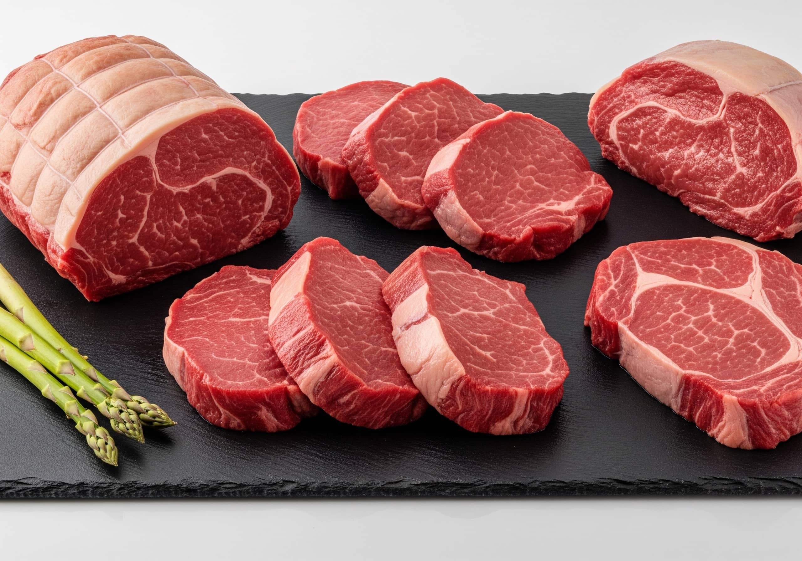 Selection of Welsh beef cuts